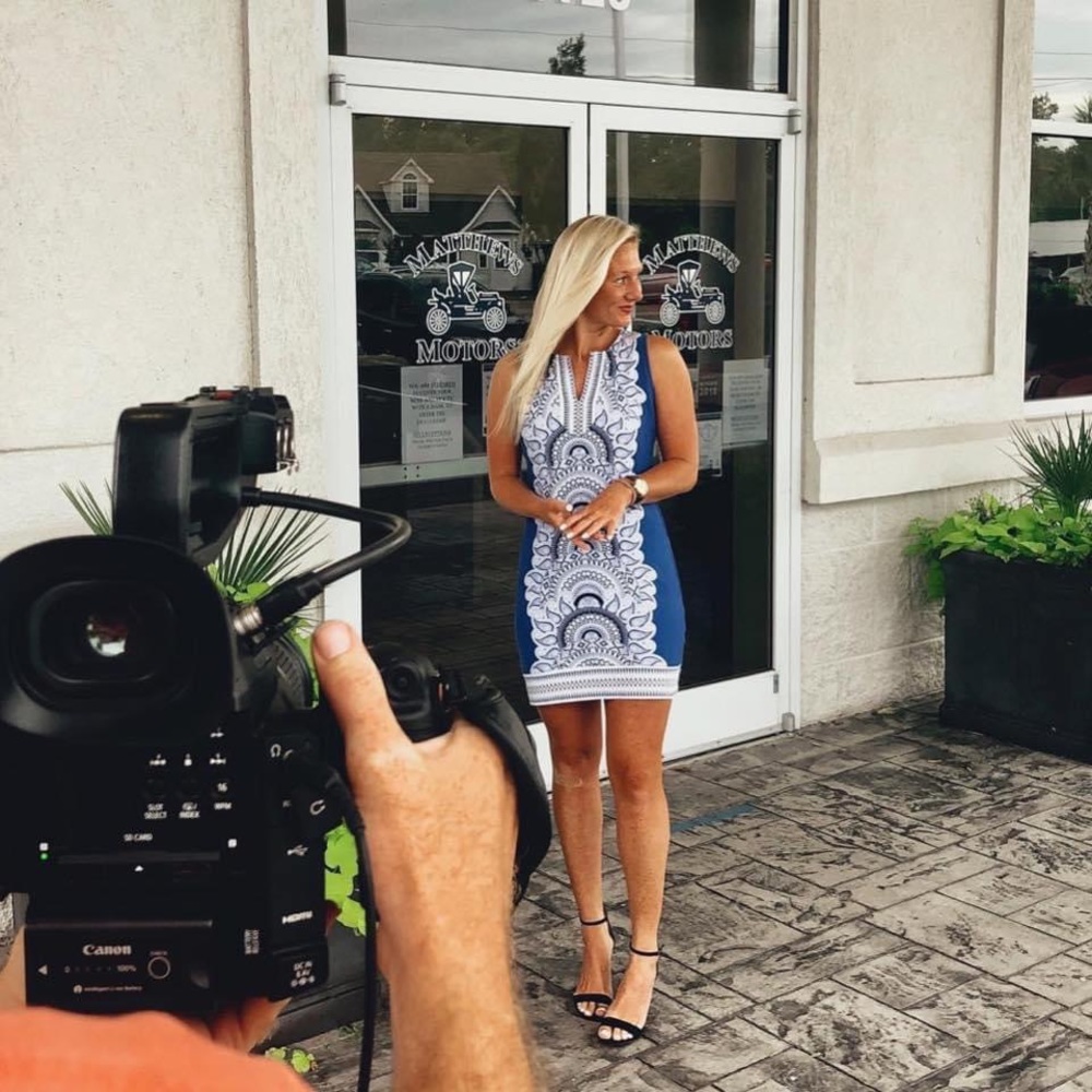 BLUE New York and company dress